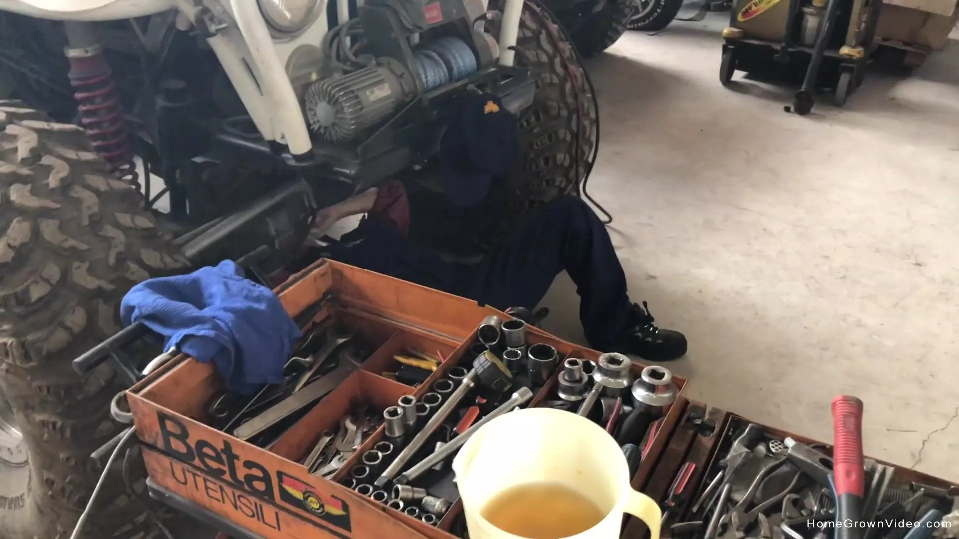 Getting Dirty In The Garage