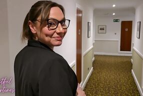 Cum hungry hotel manager seduced me as my wife showered