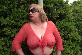 Trisha fucked hard from two dudes in the garage